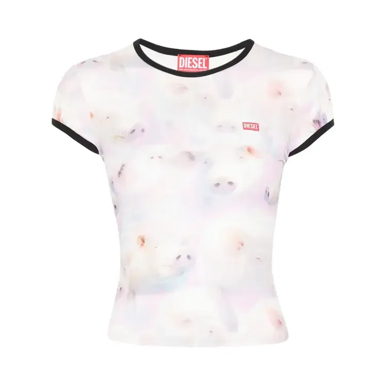 Майка Diesel T-Unkyp, розовый