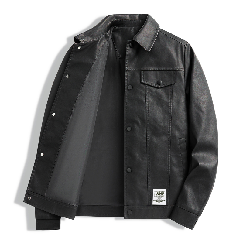 

LISENPOK Кожаная куртка Unisex Black