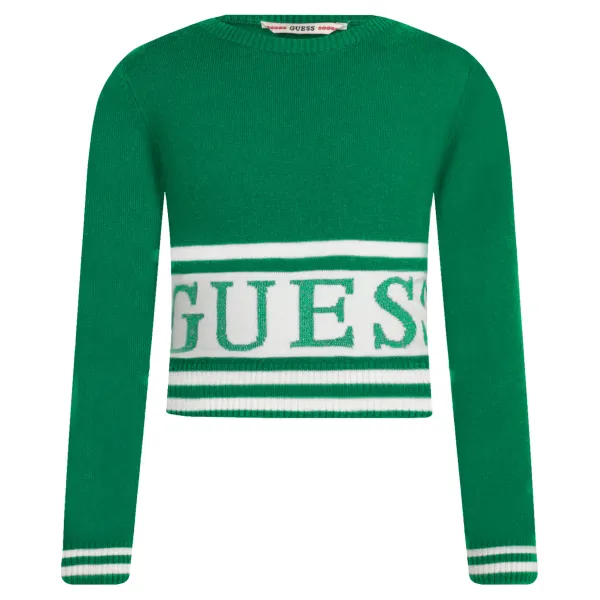 

Укороченный свитер Guess, зеленый