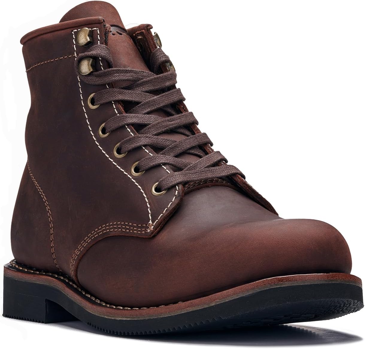 

Мужские служебные ботинки Golden Fox ‘Overlord’ с 15 см голенищем, прошитая рамка, премиальная масляная кожа полного зерна, соответствие стандарту ASTM, Cordovan 24