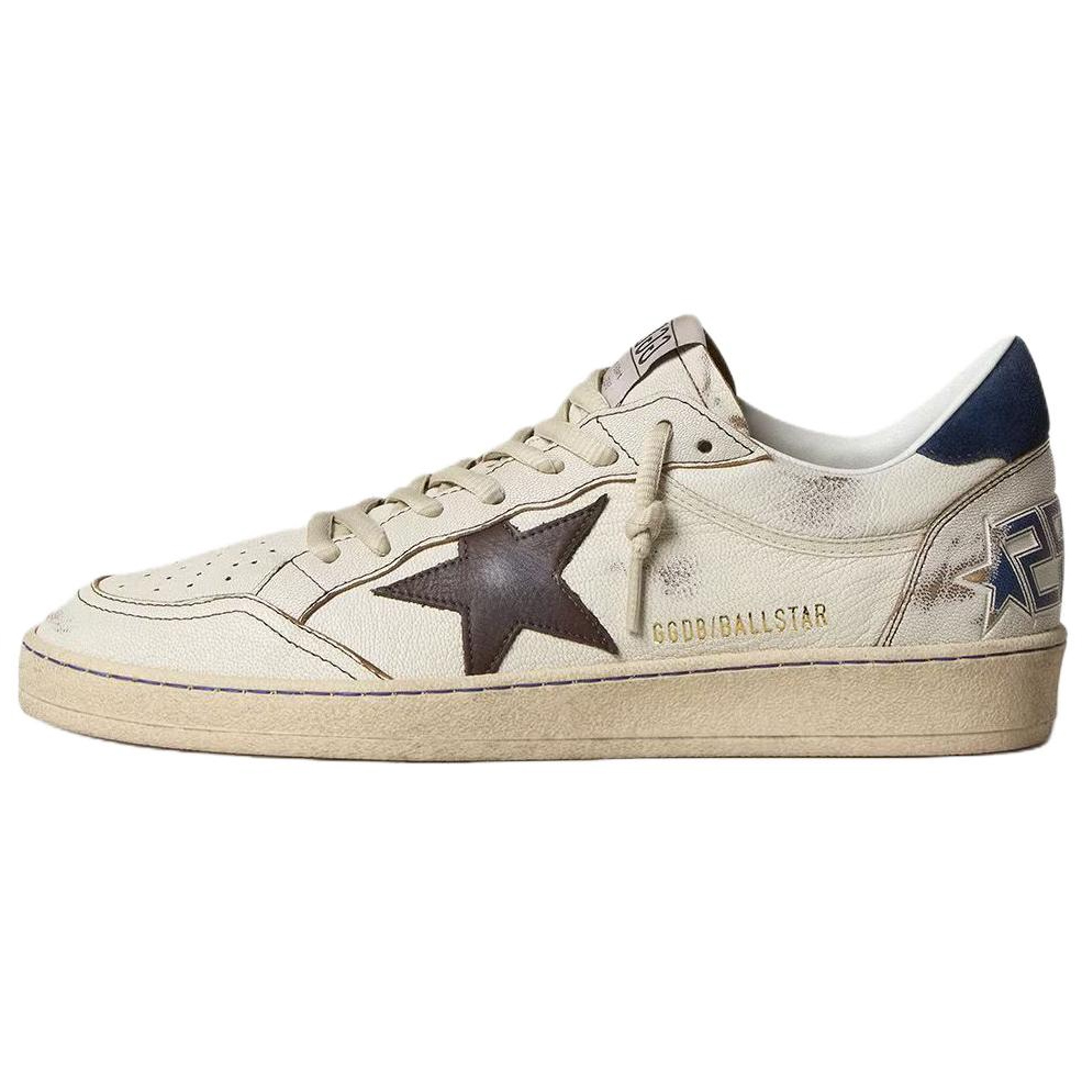 

Golden Goose Кроссовки Ball Star Low Top для скейтбординга, мужские, белые