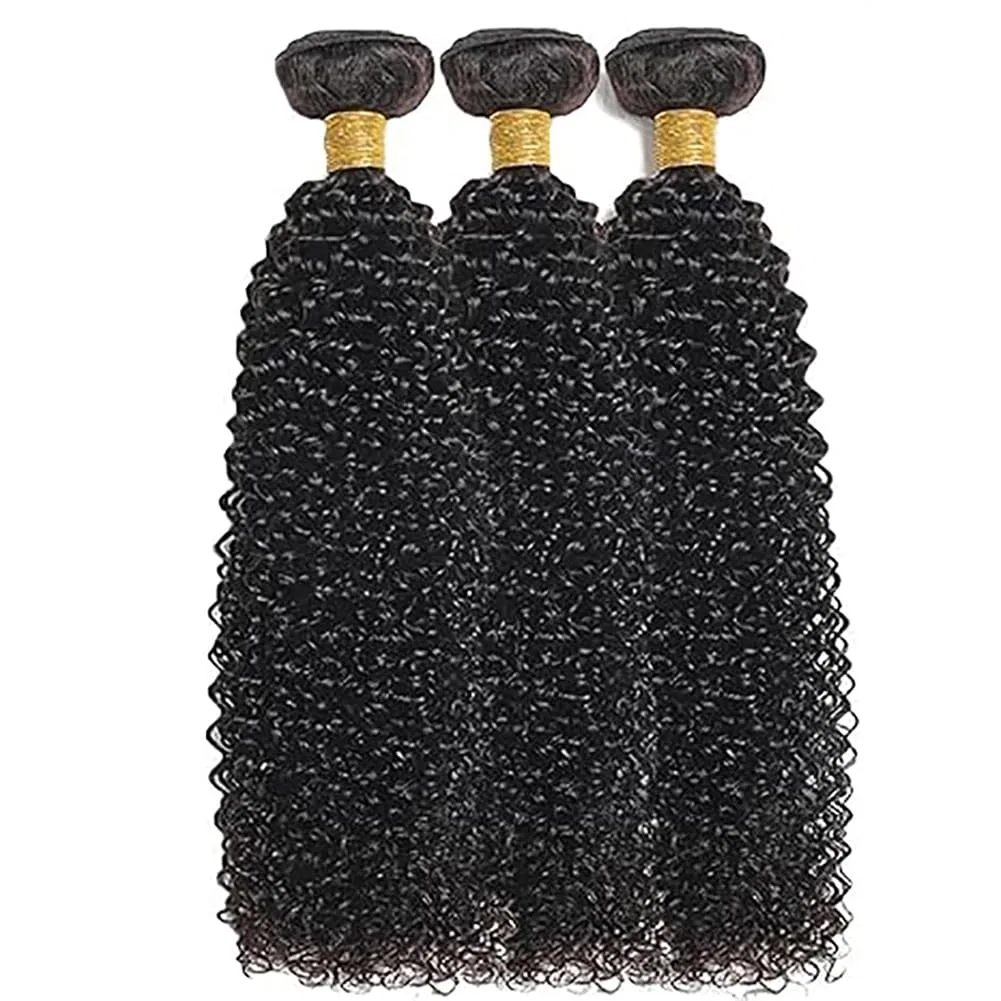 Натуральные волосы для наращивания «Curly Wave Bundles» 3 x 100 г Poutpoutm — фото 2