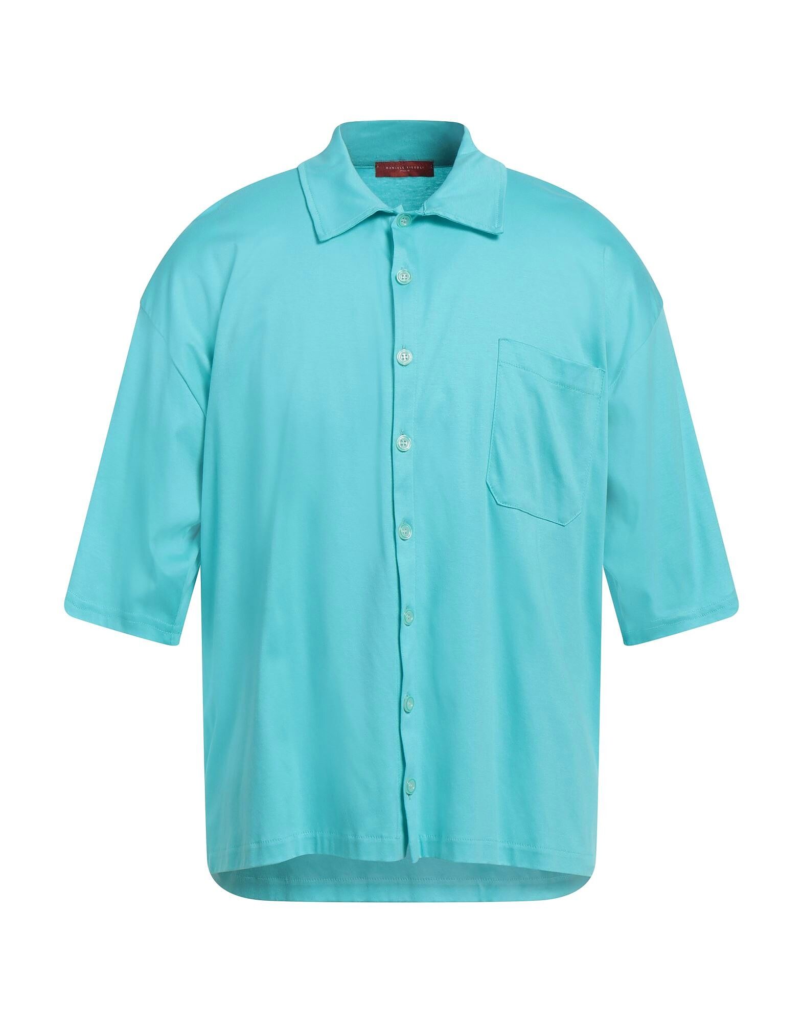 

Рубашка Daniele Fiesoli, бирюзовый
