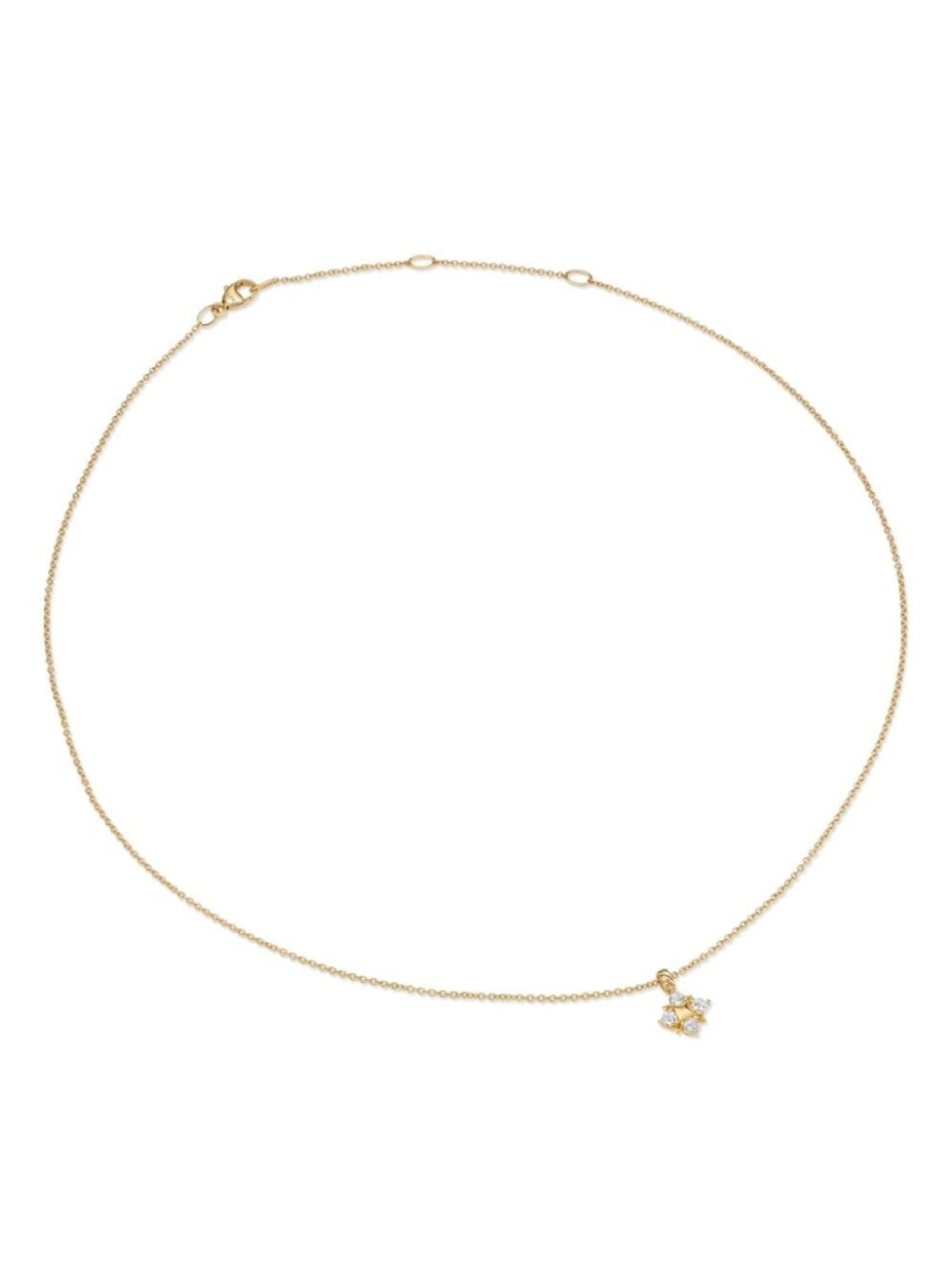 

Бриллиантовое колье Renaiss из 18-каратного желтого золота David Yurman, золотой