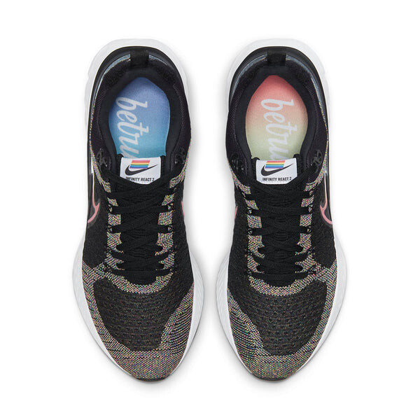 Кроссовки react infinity run flyknit 2 Nike, черный — фото 4