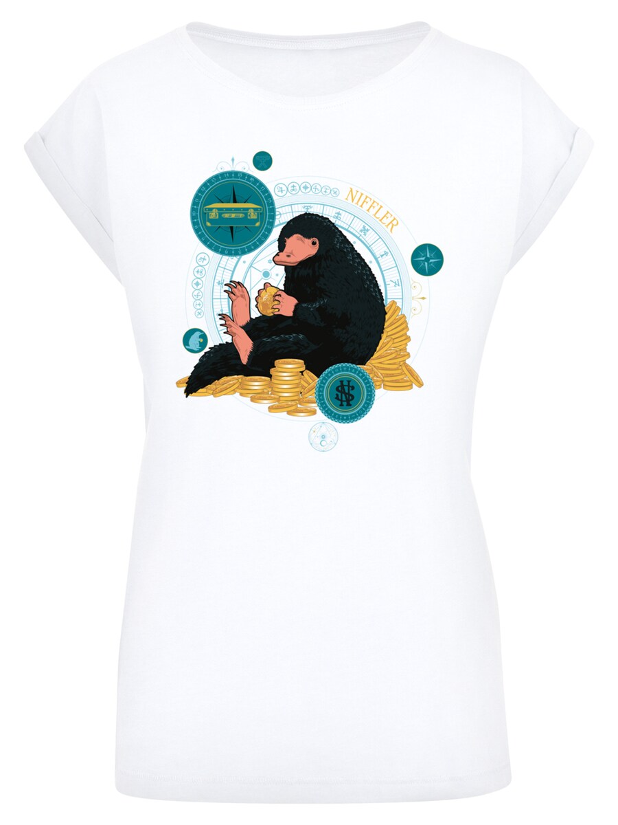 

Рубашка F4NT4STIC Phantastische Tierwesen Sitting Niffler, белый