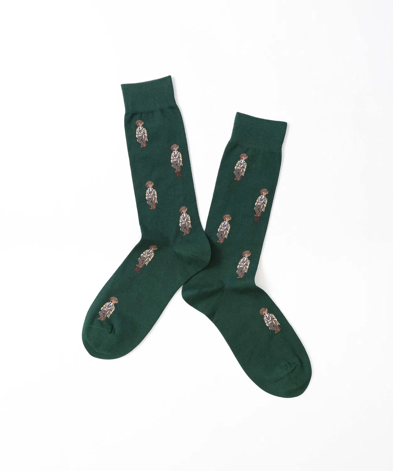 Носки POLO RALPH LAUREN с медведем, хлопковые, тёмно-синие — фото 3