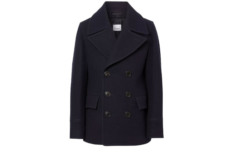 

Пальто мужское Burberry, темно-синий