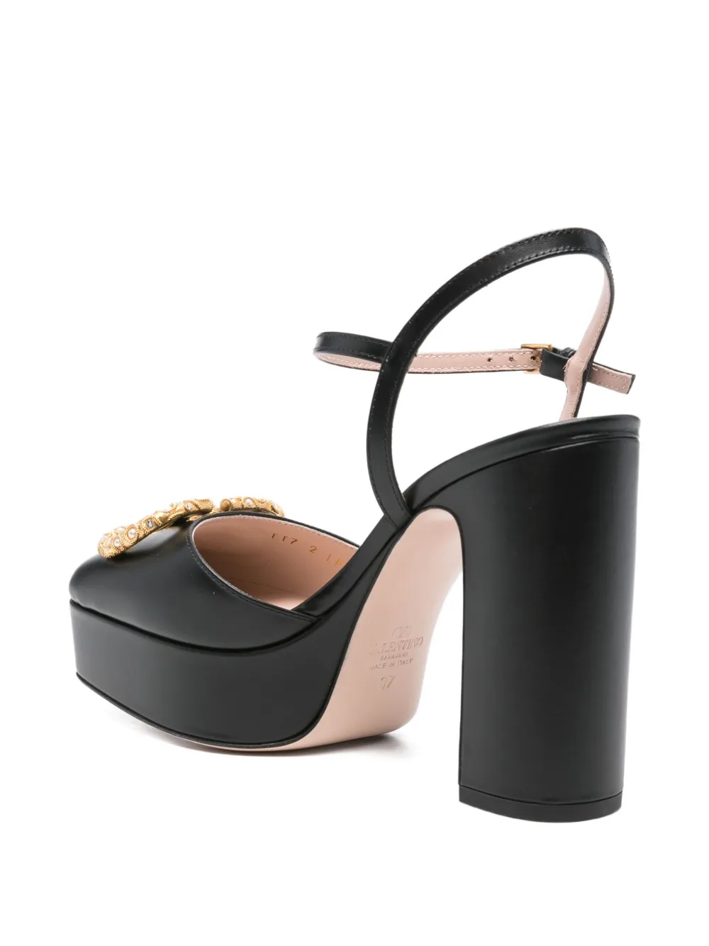 Туфли-лодочки на платформе VLogo Signature 110 мм VALENTINO GARAVANI, черный — фото 3