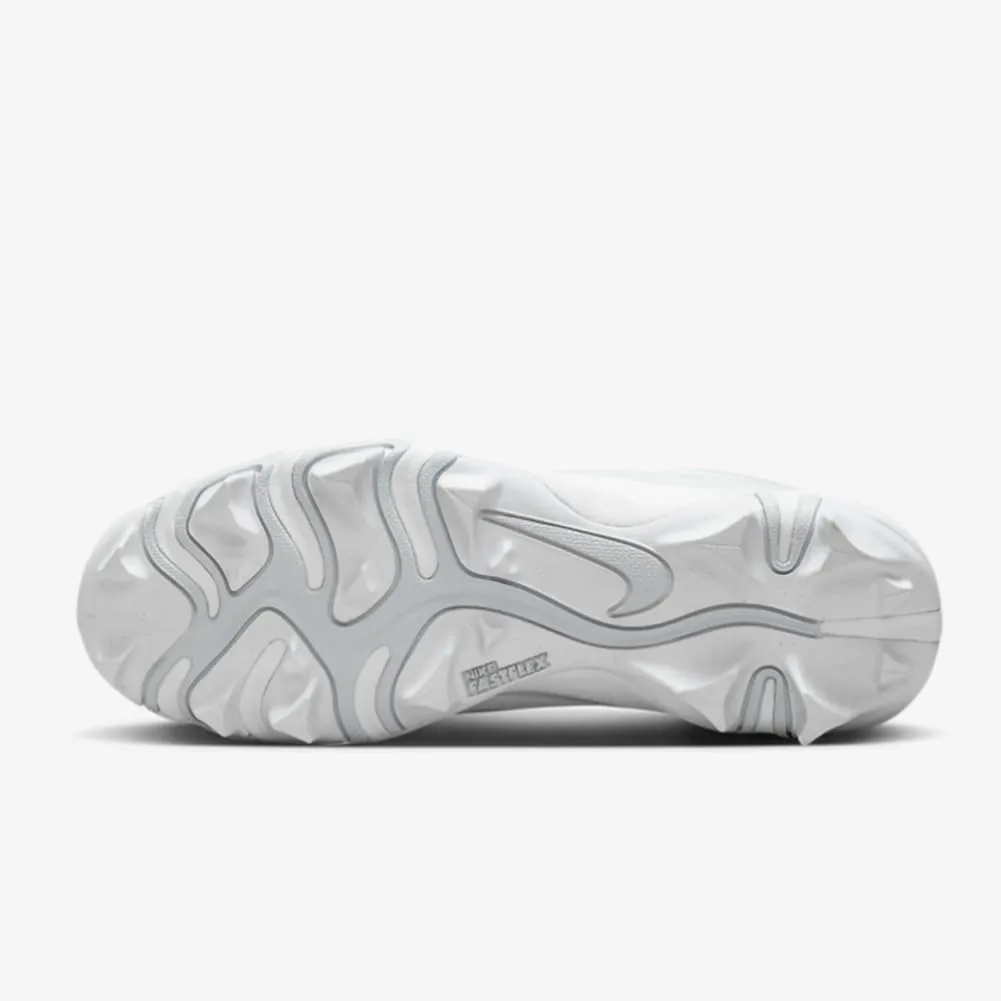 Бутсы для футбола Nike Vapor Edge Shark 2 для маленьких/больших детей, белый/металлик серебристый — фото 4