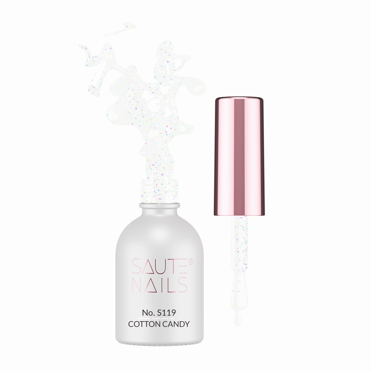

Saute Nails, Гибридный лак S119 Cotton Candy, 8 мл