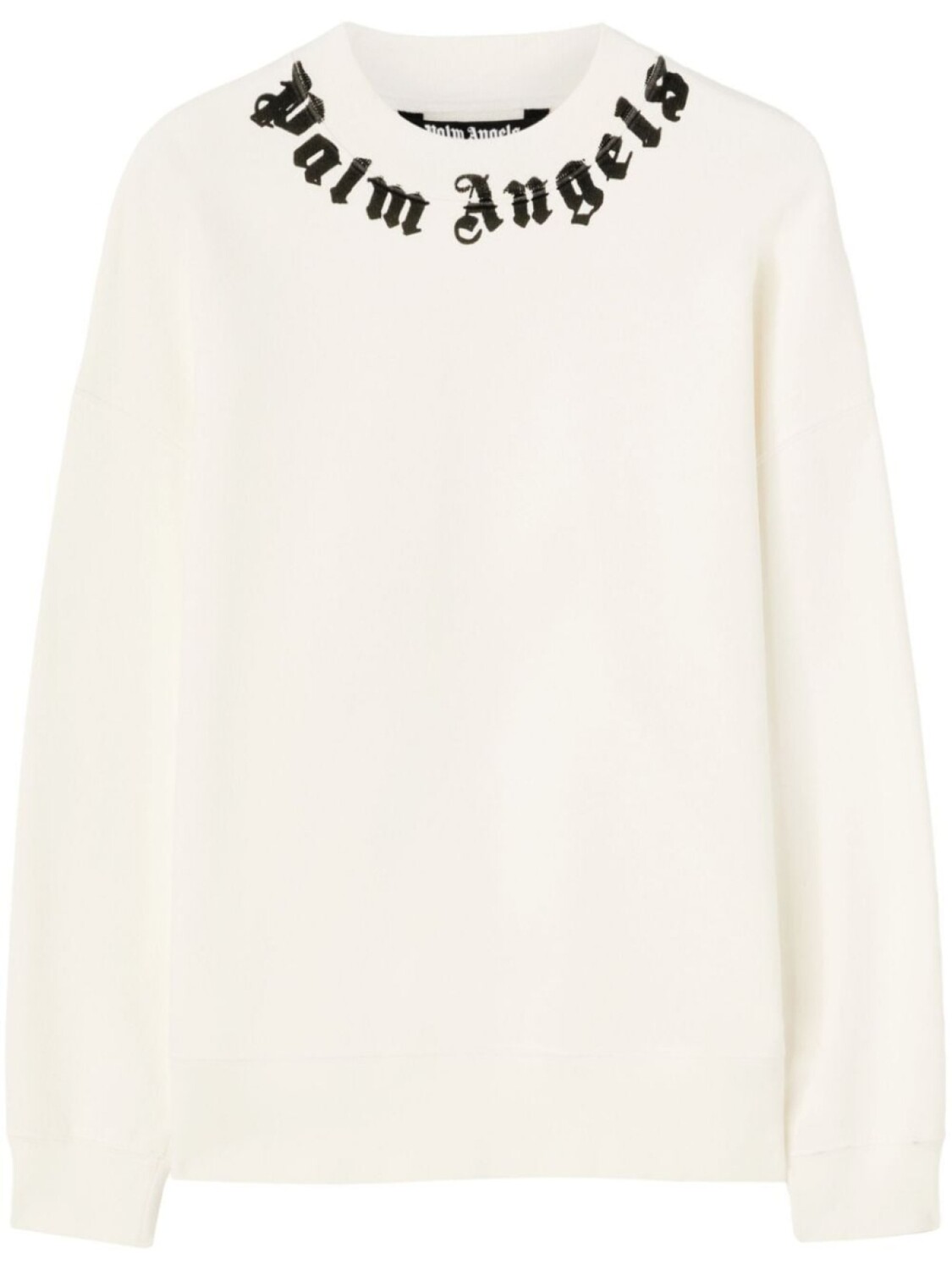 

Palm Angels хлопковая толстовка с логотипом, белый