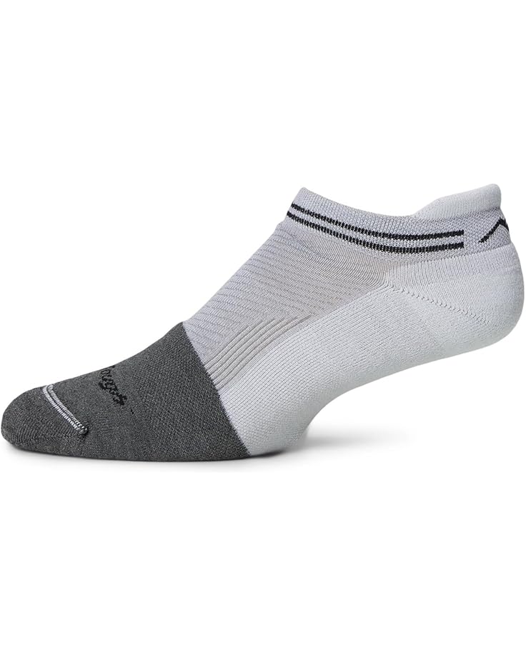 

Носки Darn Tough Vermont Steely No Show Tab Lightweight with Cushion w/ Full Cushion Toe Box, цвет Cement White