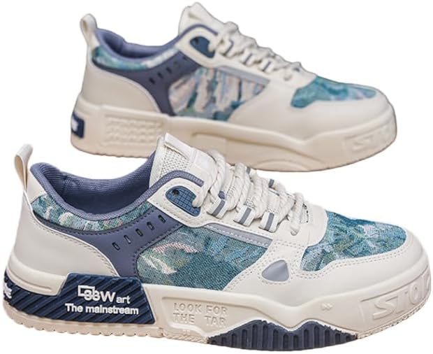 

Мужские повседневные кроссовки, удобная обувь для скейтборда и прогулок на каждый день, легкая повседневная обувь для мужчин Hhhchpm, синий