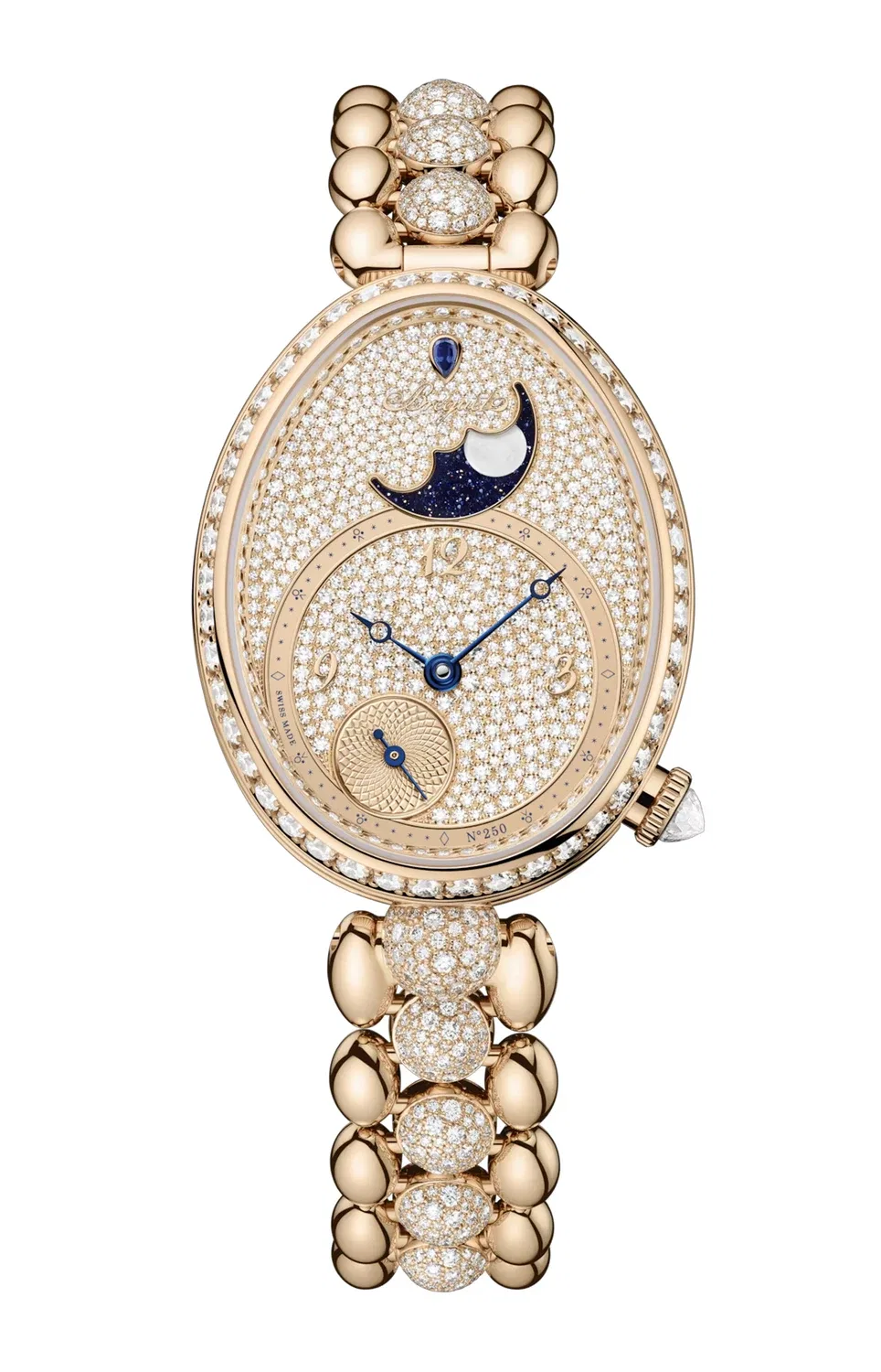 РЕЙН ДЕ НАПЛЬ ФАЗА ЛУНЫ 9935 - 9935BH/8D/J41 D0 BREGUET, золотой