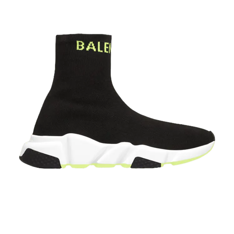 Кроссовки Balenciaga Balenciaga Wmns Speed Trainer 'Black Neon', черный
