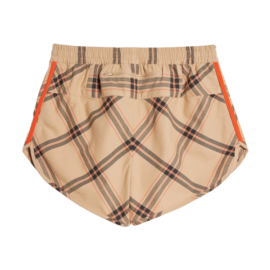 Спортивные шорты adidas x Wales Bonner Short Asia Sizing 'Check Jacq Wb', желто-коричневый — фото 2