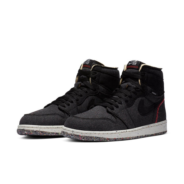 Кроссовки 1 высокие зум Air Jordan, черный — фото 3