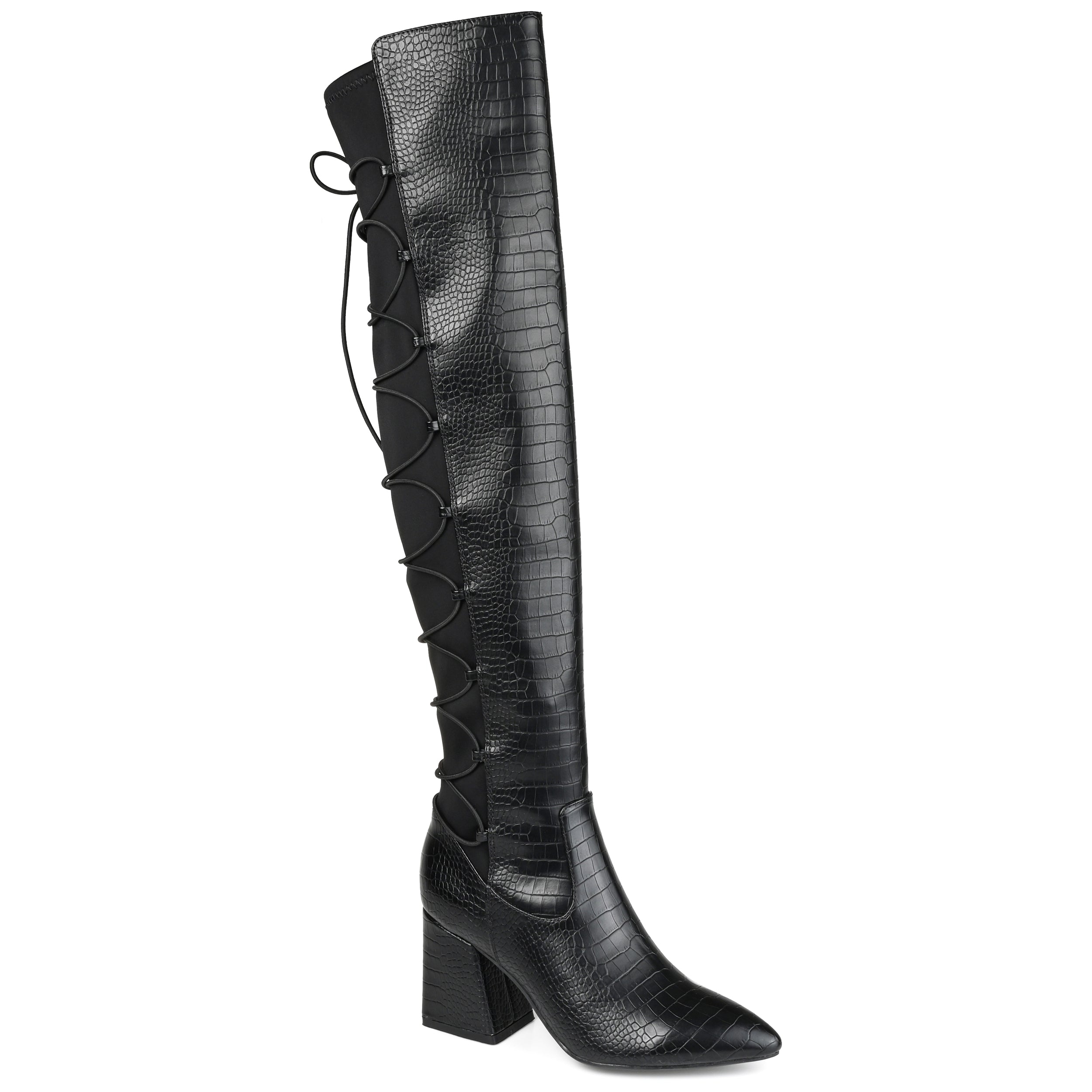 Женские сапоги Journee Collection Tru Comfort Foam Extra Wide Calf Valorie, Croco