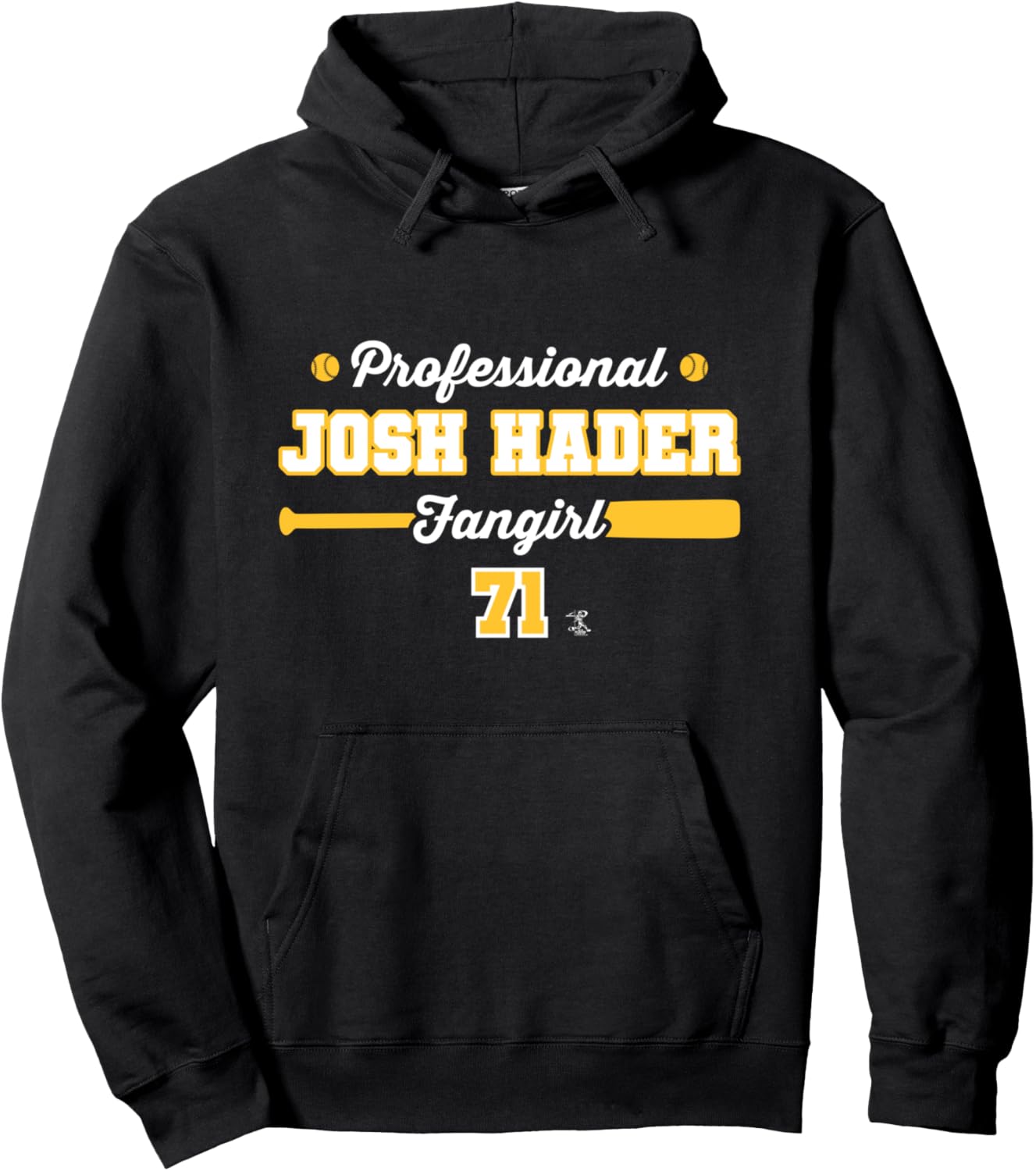 

Худи Josh Hader Professional Fangirl Game Day, черная Ballpark Mvp, Черный, Худи Josh Hader Professional Fangirl Game Day, черная Ballpark Mvp