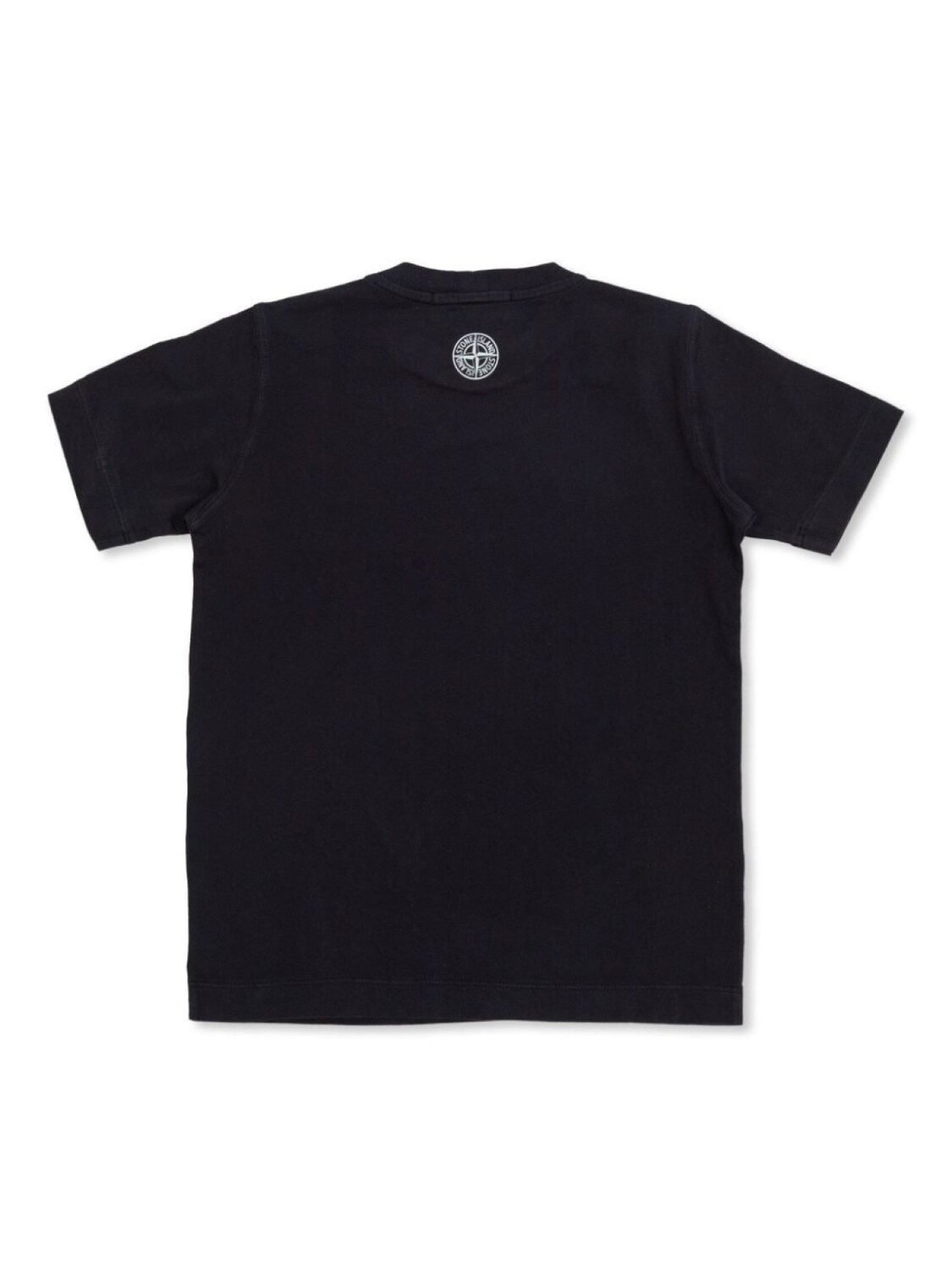 Stone Island Junior футболка из хлопка с принтом «компас», черный — фото 2