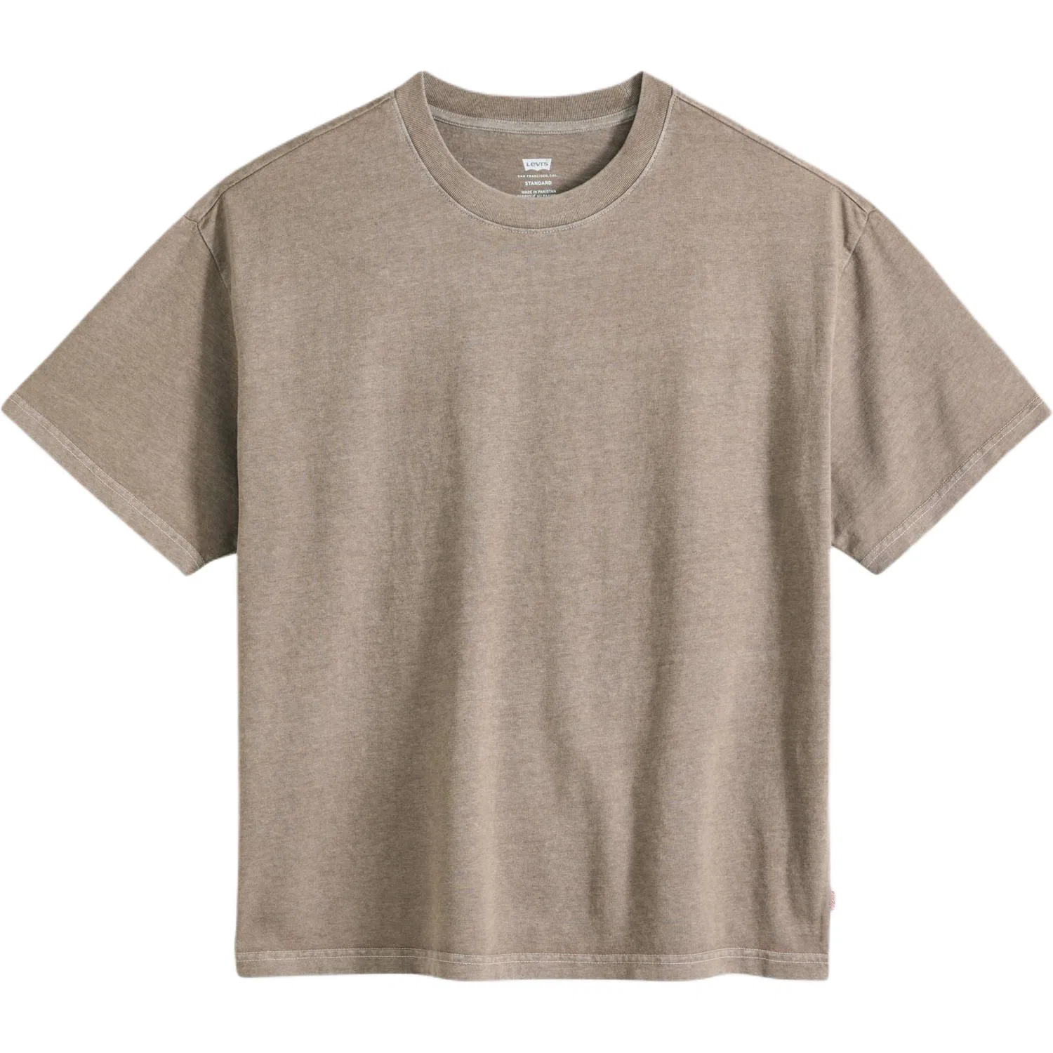 Футболка унисекс brown crew neck Levis