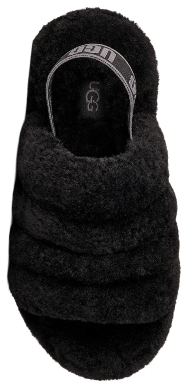Сандалии для девочек Fluff Yeah UGG, цвет Dark Shadow/Black — фото 4