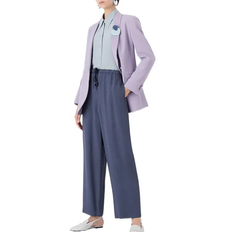 Трикотажные спортивные брюки, зауженные, Emporio Armani, Blue — фото 3