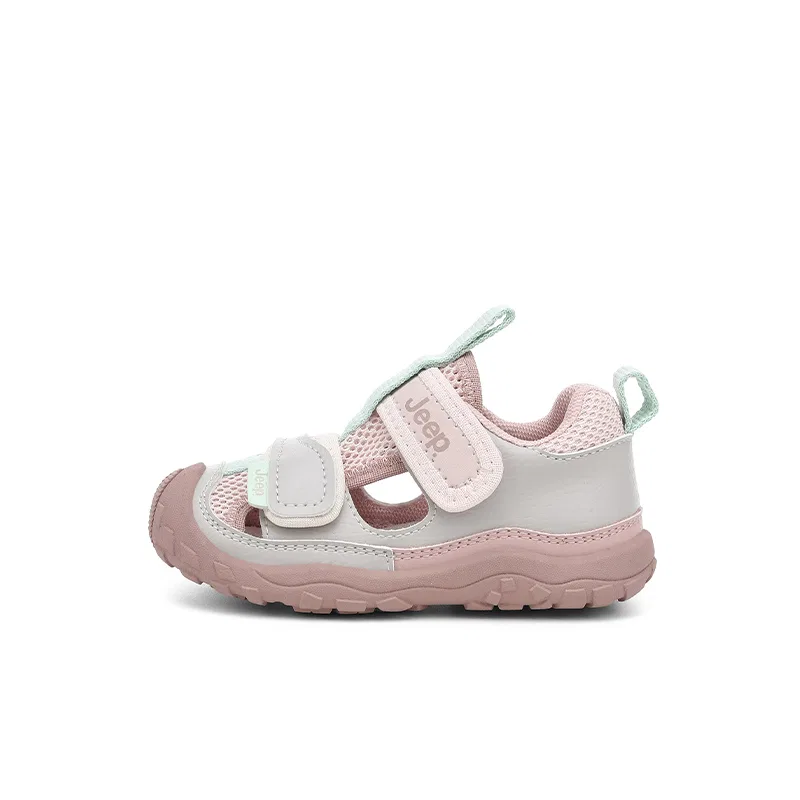Детские сандалии с защитой носка Jeep, Fish Tail Grey/Sakura Pink