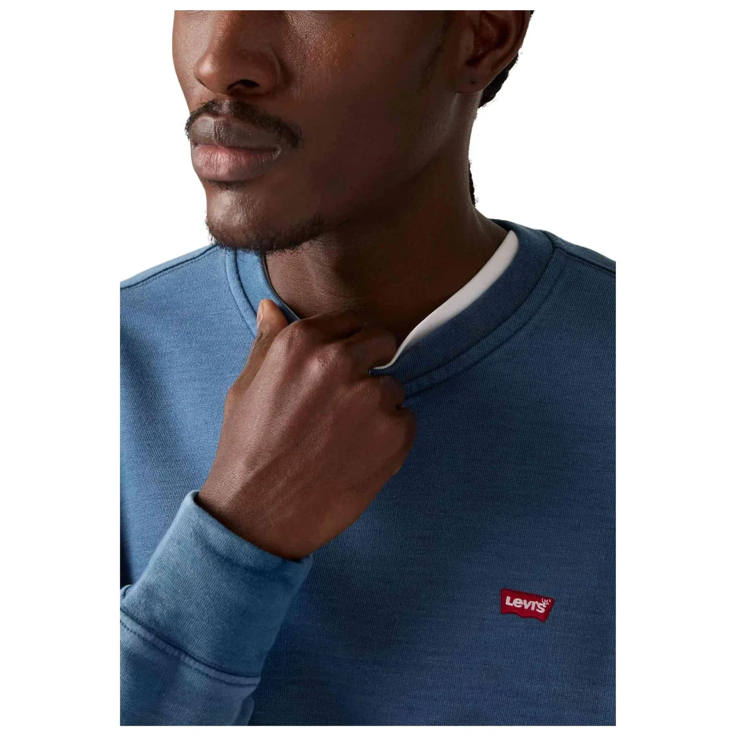 Мужской свитшот Levi's Modell 124-15200482099544, Blau — фото 4