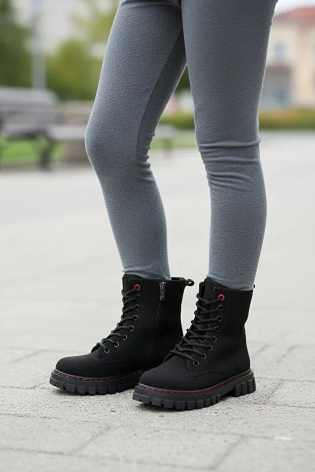 Детские ботинки для девочек утепленные Patik Bebe, Black Emerald — фото 3