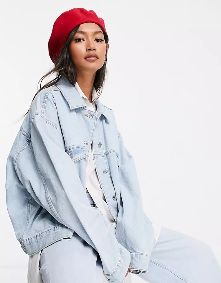 

Шерстяной берет с улучшенной посадкой ASOS DESIGN, красный