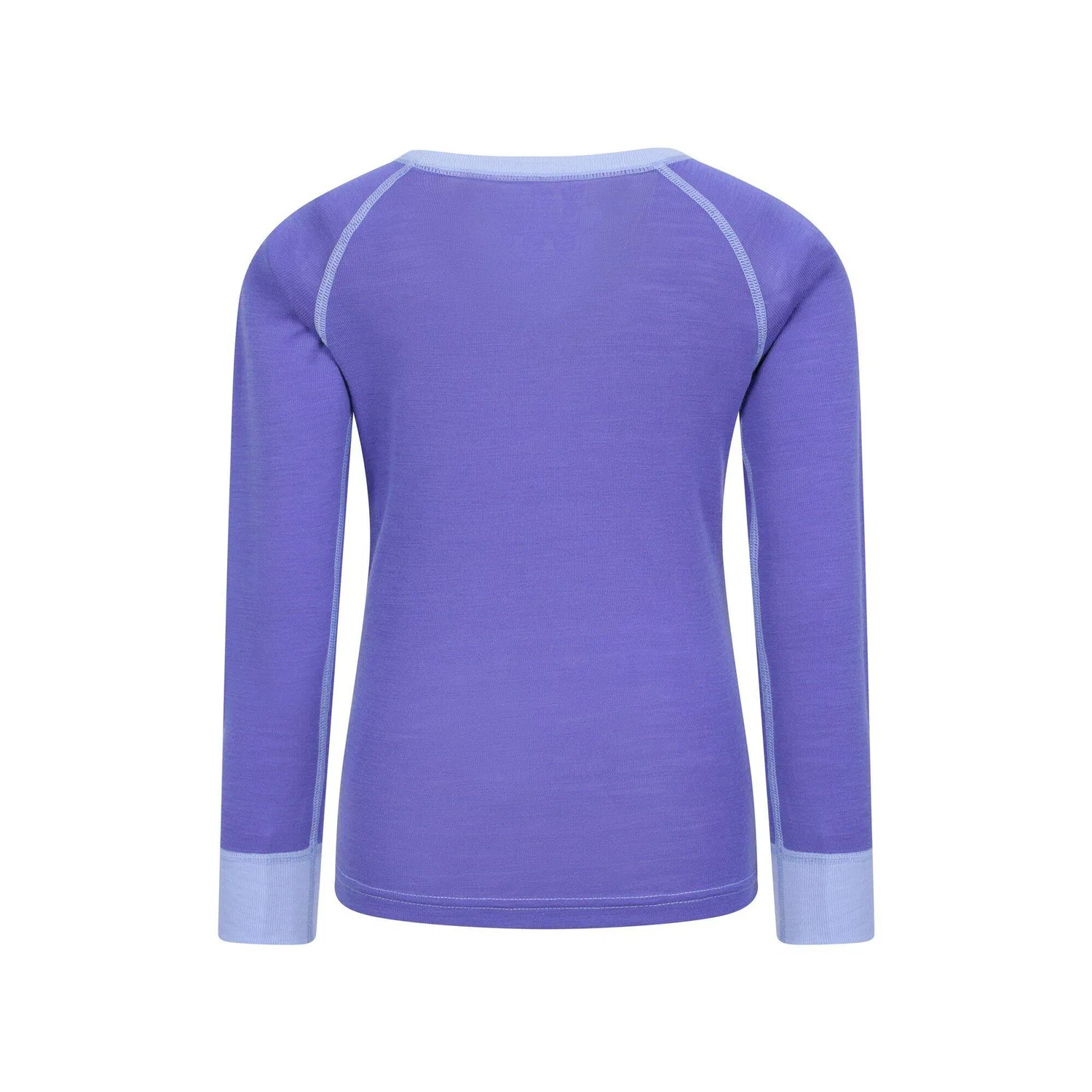 Детское термобелье из мериносовой шерсти Merino II Kids Round Neck Top Mountain Warehouse, Violett — фото 3