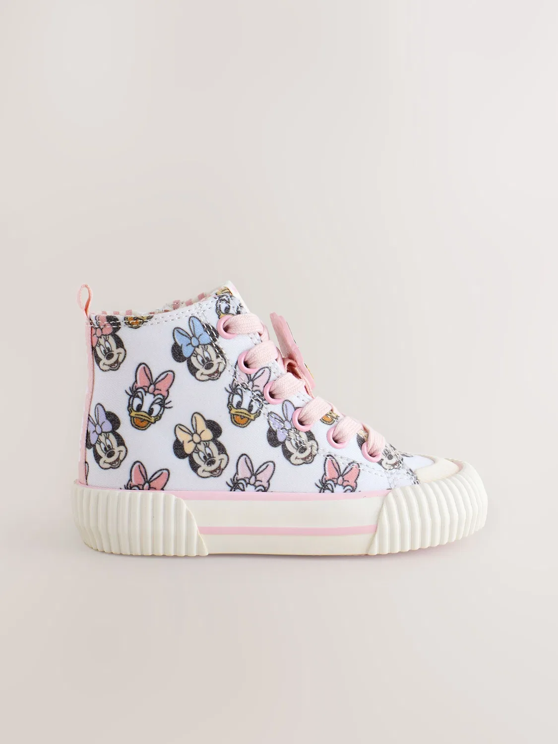 Кроссовки высокие Minnie Mouse Next, Cream — фото 3