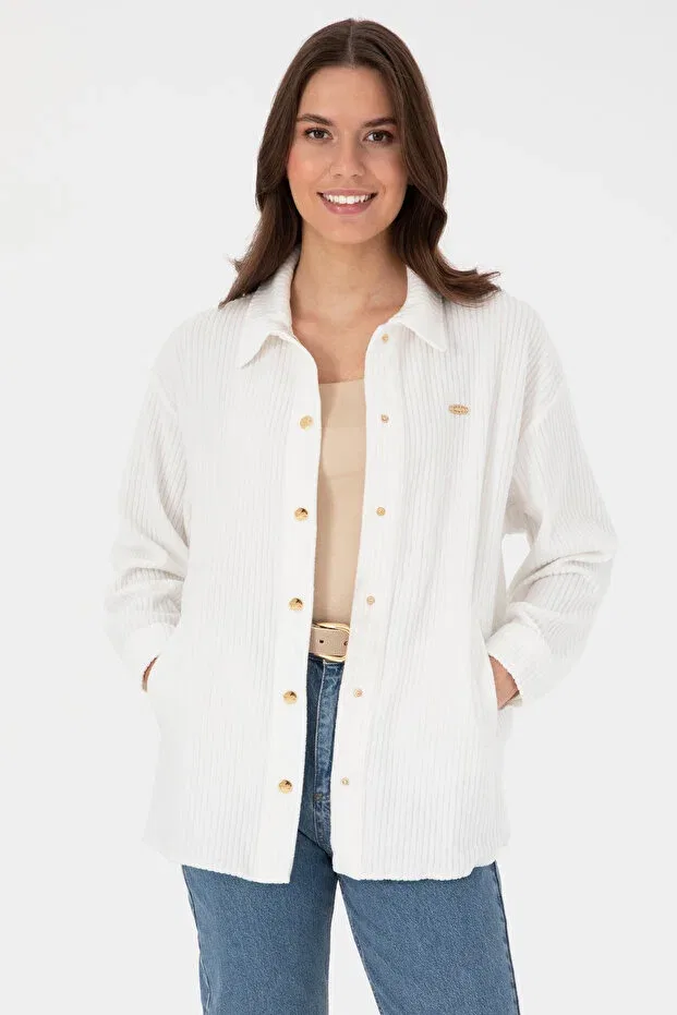 Женская рубашка с длинным рукавом U.S. Polo Assn., Nude Color