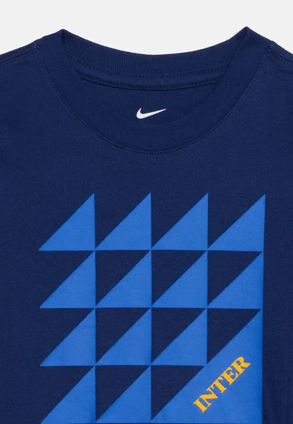 Футболка с принтом Inter club tee unisex - club wear Nike Performance Void, синий — фото 3