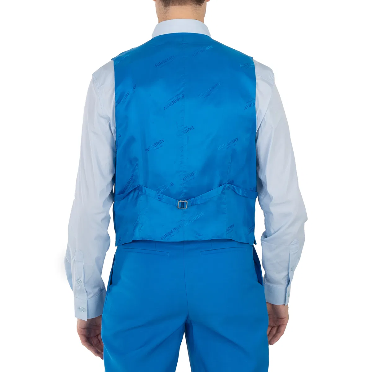 Жилет шерстяной Vivid Blue Wool Waistcoat Burberry, Vivid Blue — фото 3