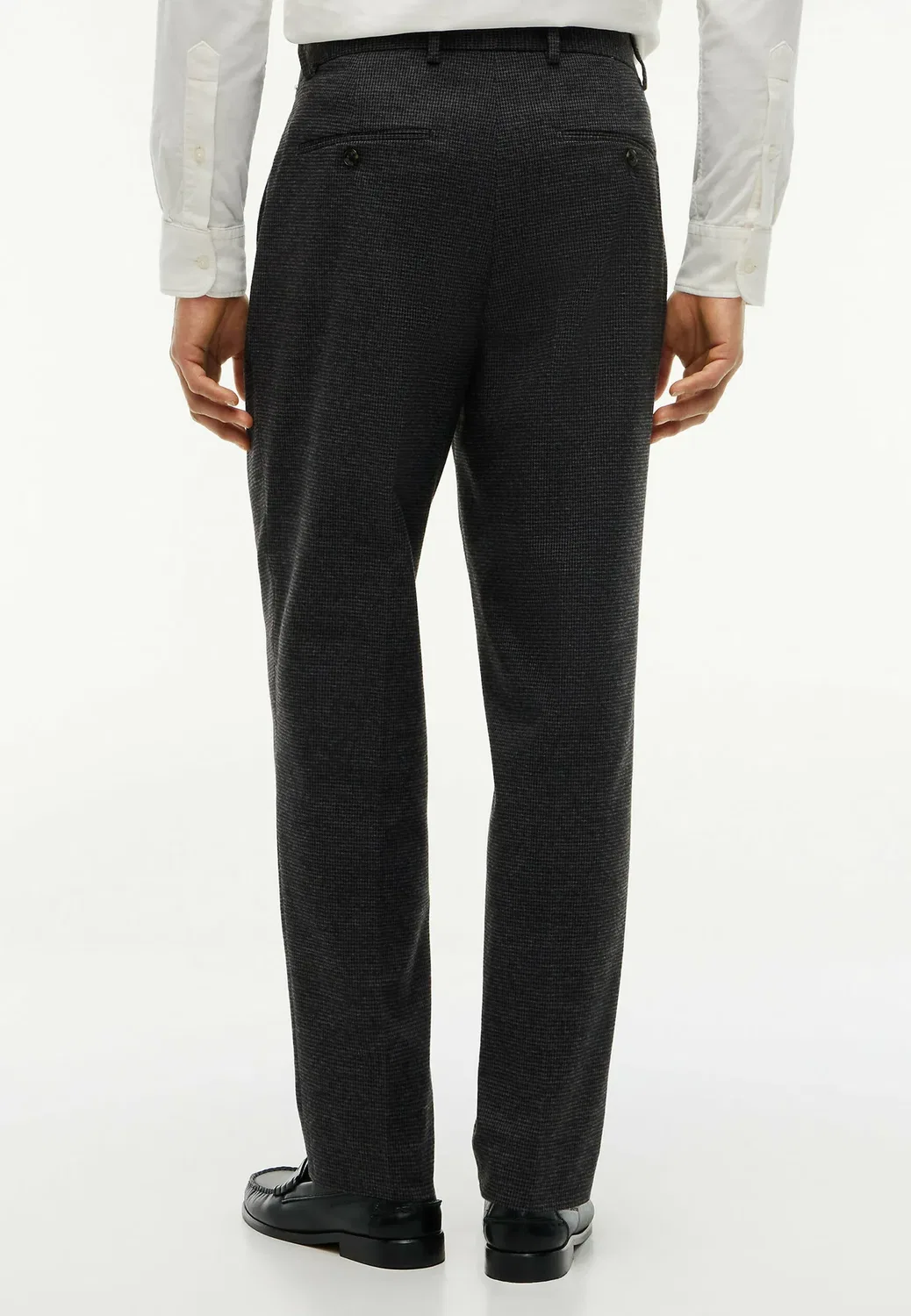 Брюки с мелким узором - костюмные брюки Tommy Hilfiger, Dark Grey Heather — фото 3