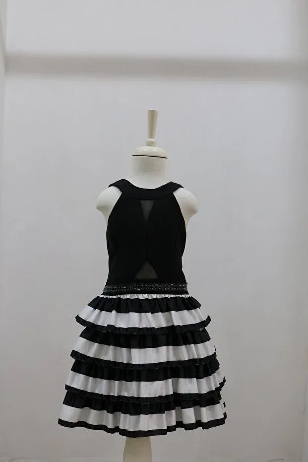 Детское платье для девочек с принтом Daisy Girls, Black