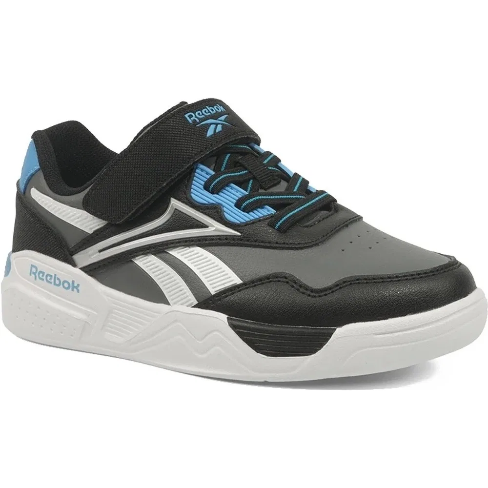 Кроссовки детские Reebok из искусственной кожи, для мальчиков, серые — фото 2