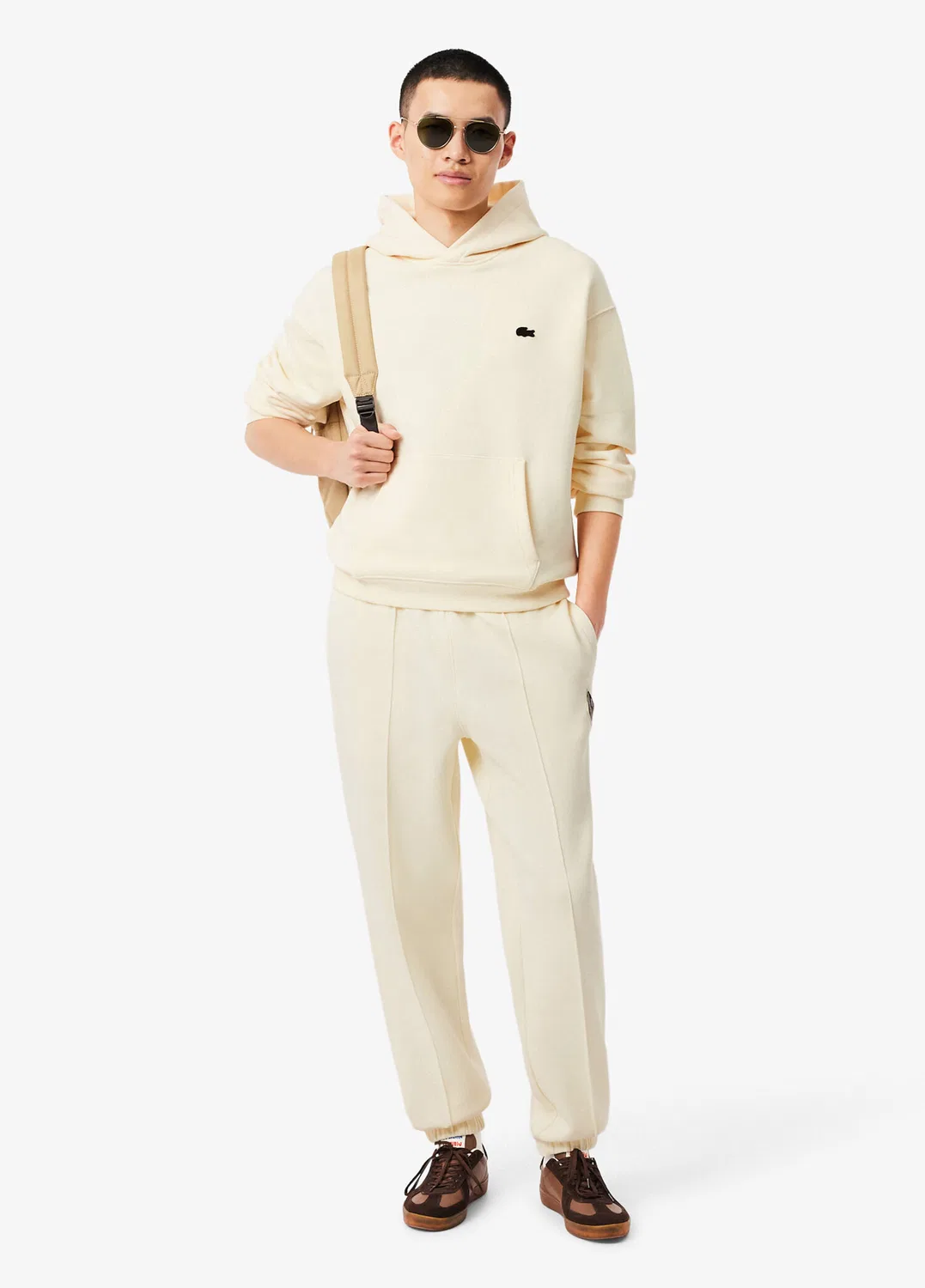 Свитшот Lacoste Loose Fit, желтый — фото 4
