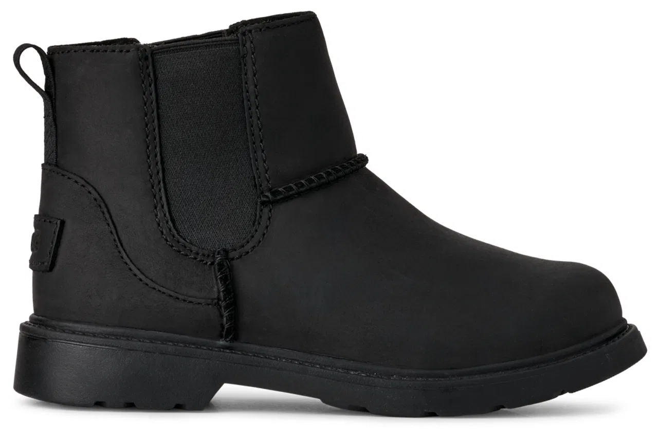 Детские ботинки-челси для девочек с водонепроницаемым верхом UGG Perry Weather Chelsea, Black