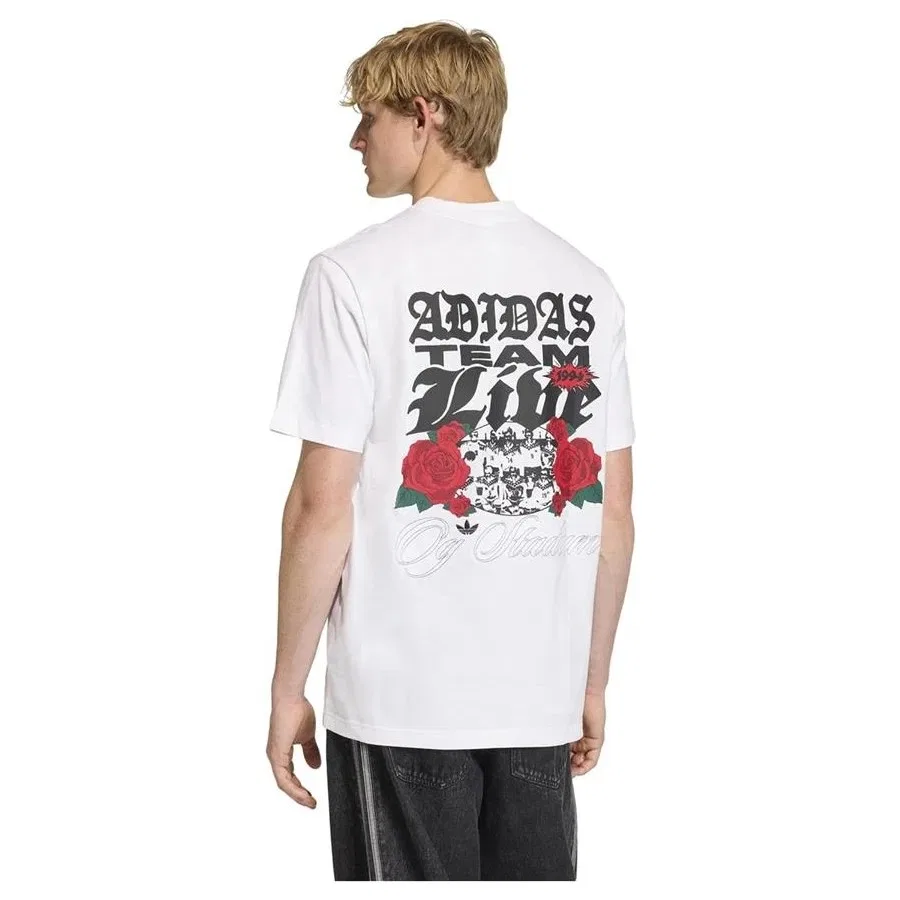 Футболка с принтом Gfx T adidas, Белый — фото 3