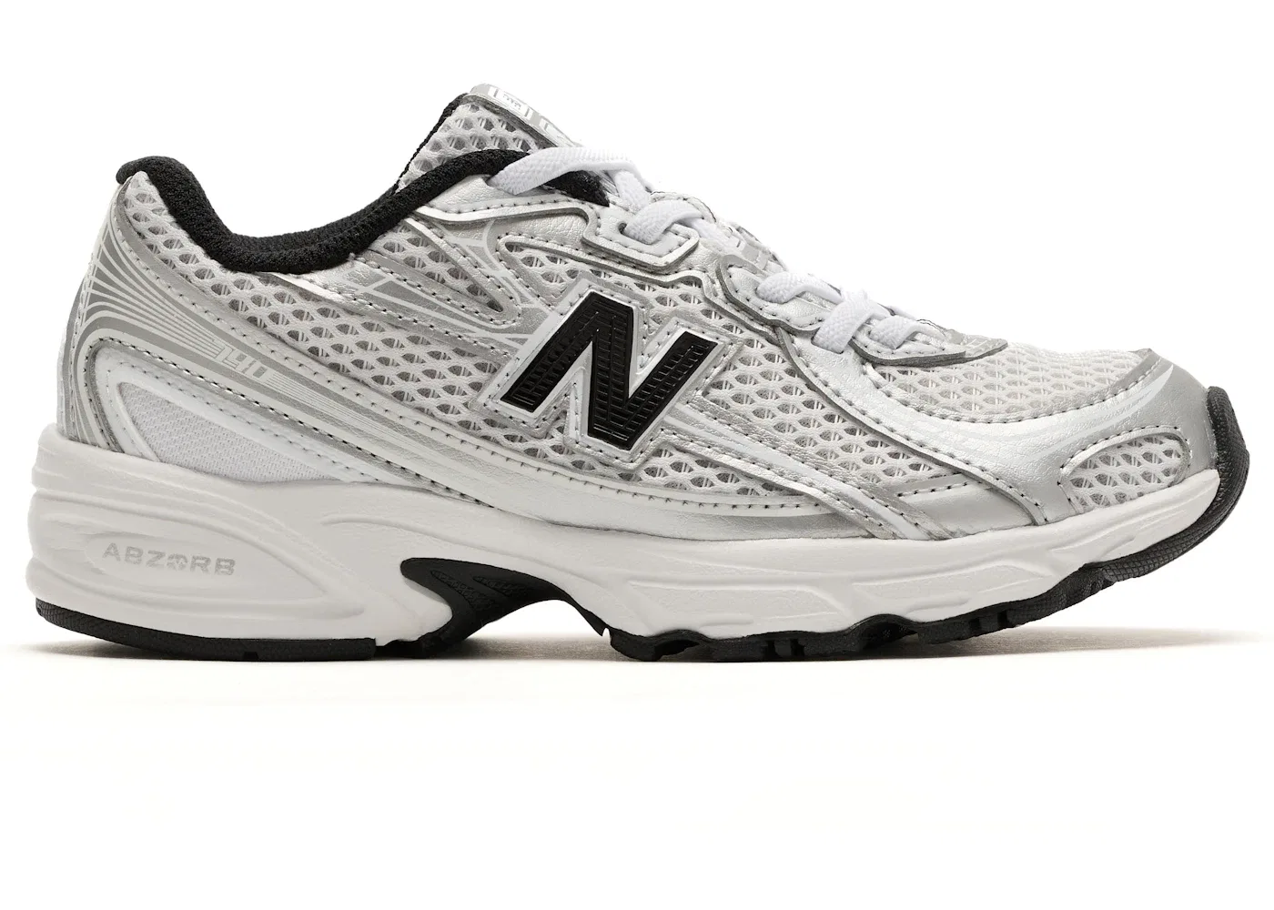 Детские кроссовки без шнурков New Balance 740 Bungee Lace New Balance, Grey/Black