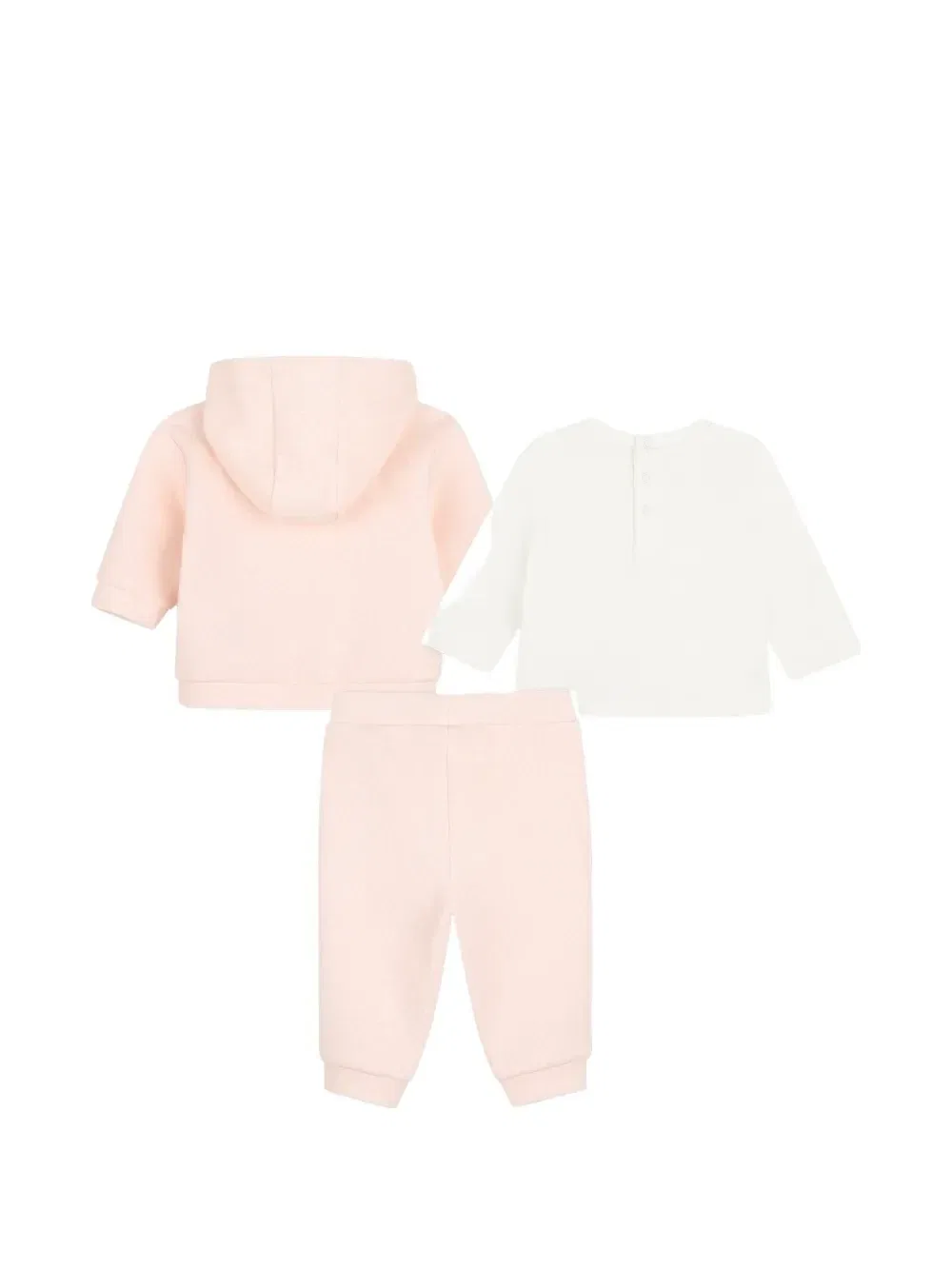 Спортивный костюм с футболкой и логотипом Michael Kors Kids, розовый — фото 2
