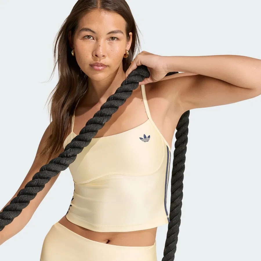 Спортивная футболка ADIDAS PERFORMANCE кремового цвета — фото 4
