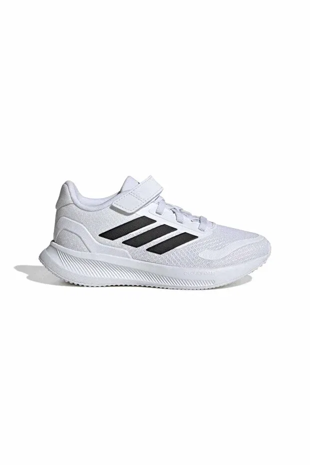 Детские кроссовки для девочек шнурующиеся Runfalcon 5 el c Adidas, White