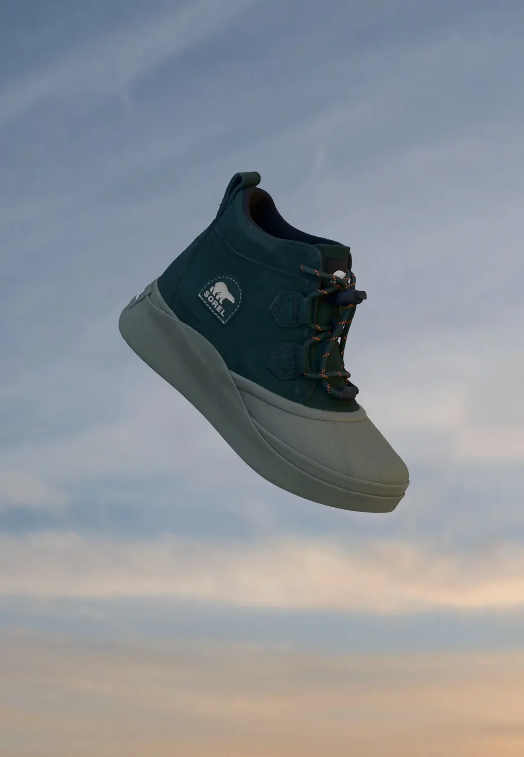 Big kids out n about iv classic wp unisex - lace-up ankle boots Sorel, Deep Woods/Stone Green