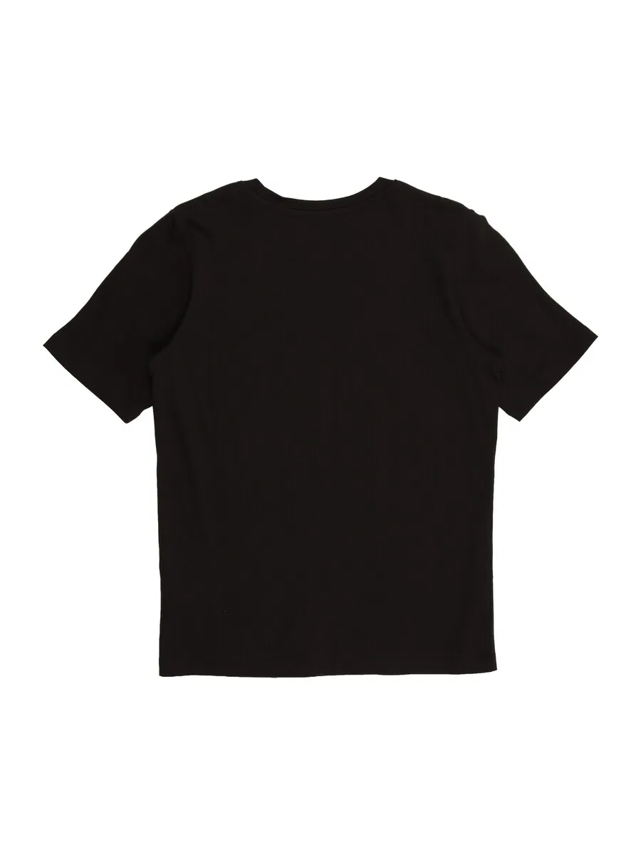 Детская футболка 'JORCATSKILLS' черного цвета Jack & Jones Junior — фото 2