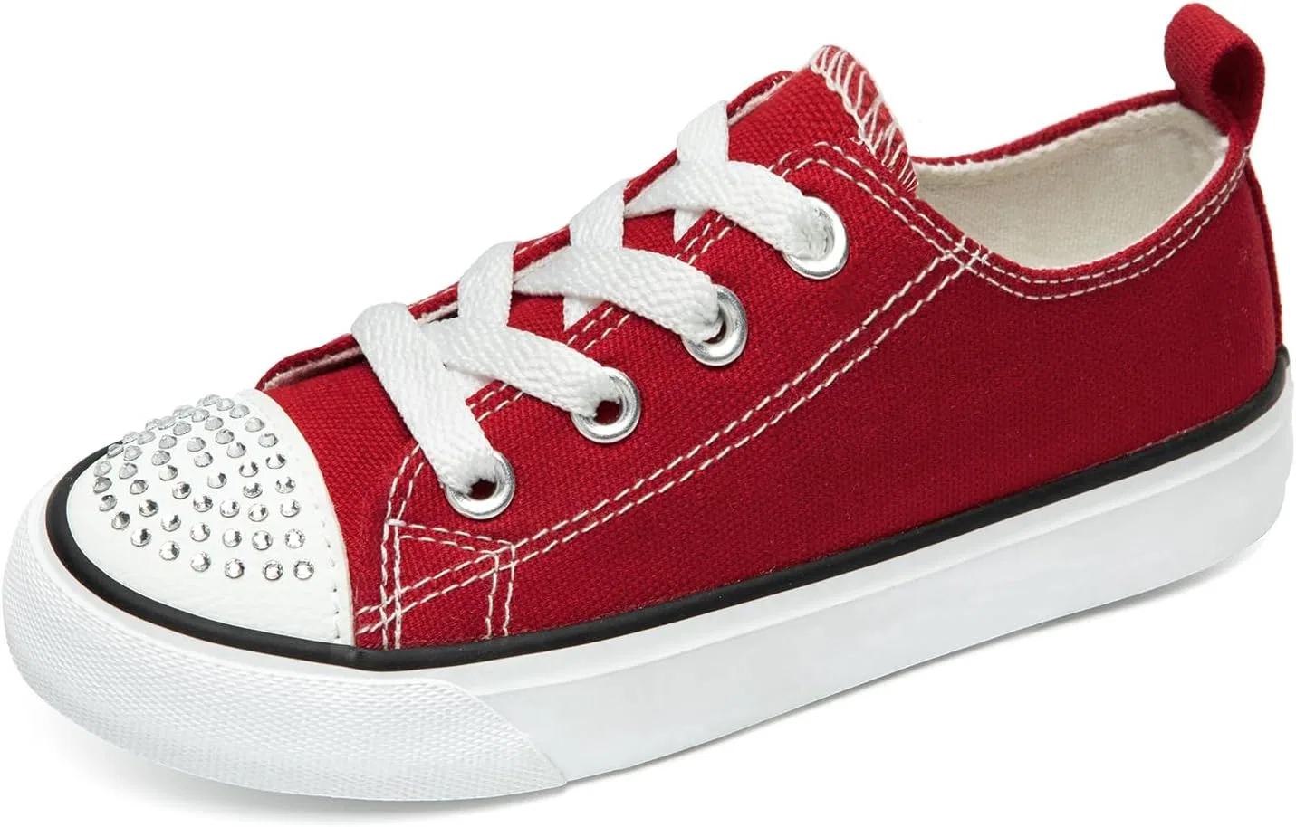 Детские кроссовки для мальчиков с блестками Toandon, Diamond Red